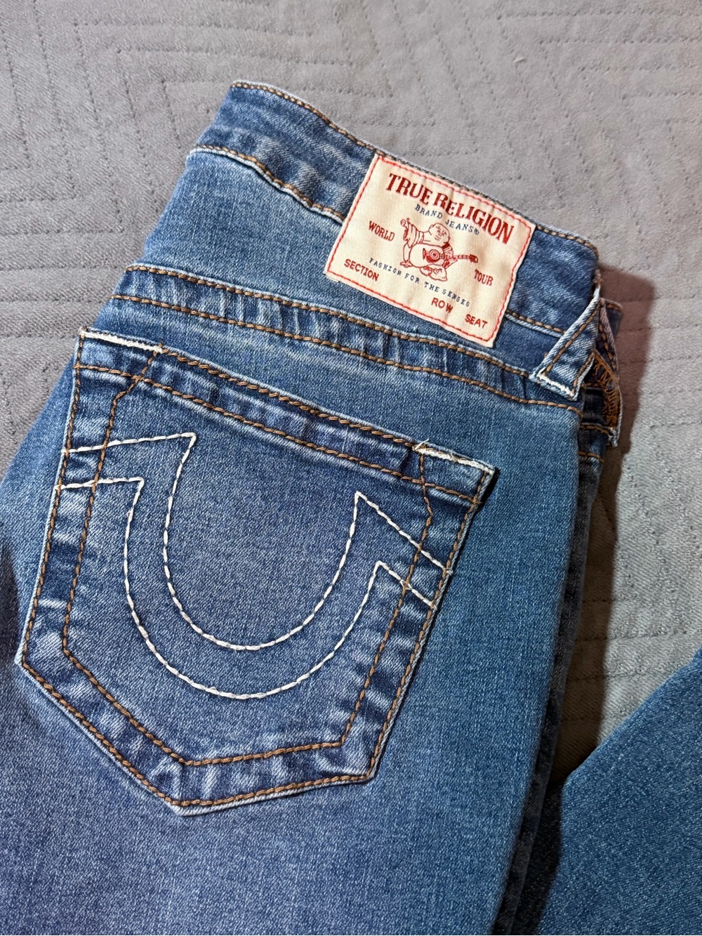 Women's True Religion Halle High Rise Super Skinny Jeans Size 28